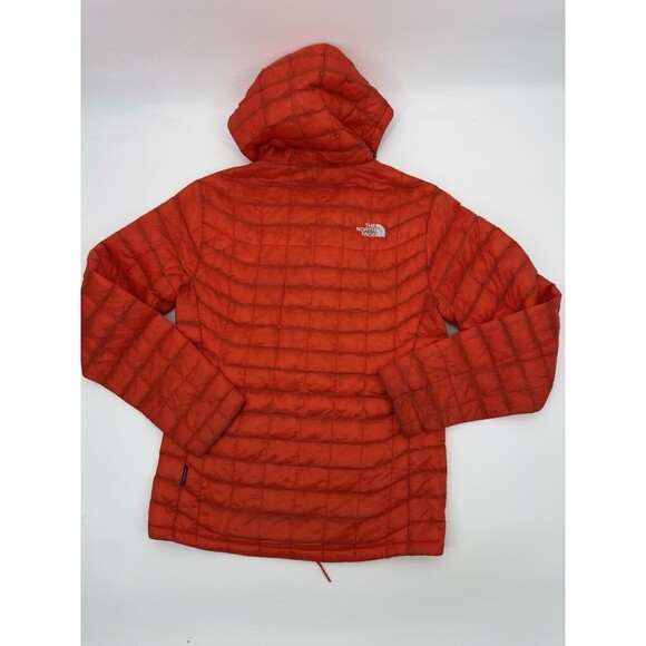 The North Face SuperStrand LT Jacket Hoodie Men's Orange Quilted Full Zip S/P - Picture 4 of 13